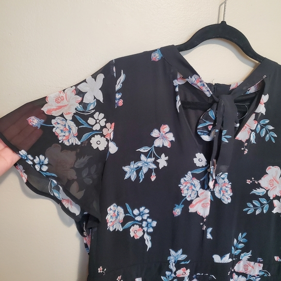 Torrid Floral Chiffon Dress - Picture 5 of 6